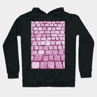 Texture - Purple Stone pavement Hoodie